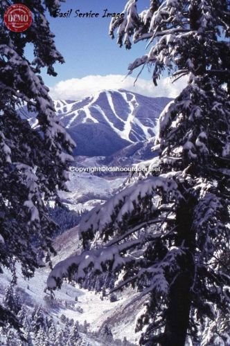 Sun Valley’s Bald Mountain from Lake Creek Ridge Boulder Mountains