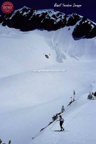 Skiing Snowyside Peak Sawtooths