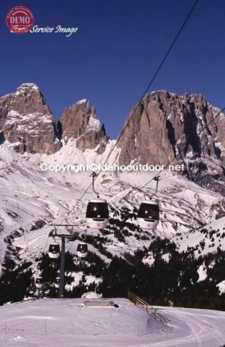 Gondola Val Gardena Italy Dolomites 