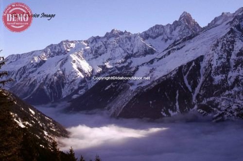 Chamonix Valley Fog France