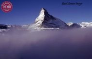 Matterhorn Fog Zermatt Switzerland 