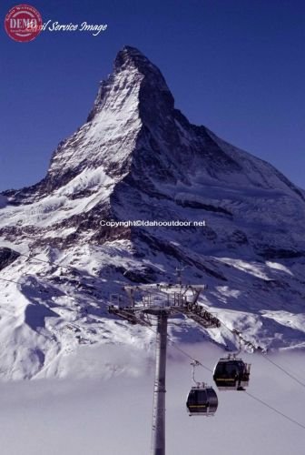 Matterhorn Gondola Clouds Zermatt