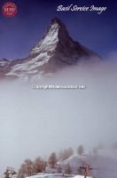 Zermatt Matterhorn Through The Fog 