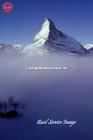 Zermatt Matterhorn Through The Fog 