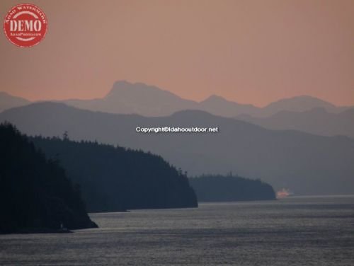 Sunset Inside Passage Canada