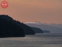 Canada Sunset Inside Passage 