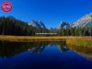 Horstman Peak, Mount Heyburn, Mount Iowa, Reflections