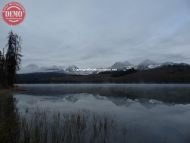 Misty Reflections Sawtooth Mountains