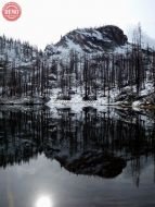 Fire Ravaged McGown Lake No. 1 Sawtooths