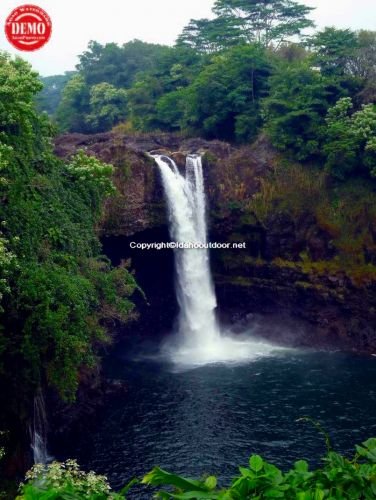 Rainbow Falls Big Island Hawaii