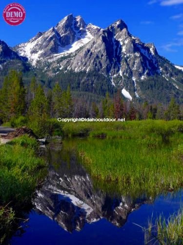 Reflections McGown Peak Sawtooths