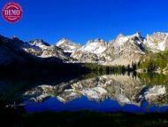 Alice Lake Reflections Sawtooths