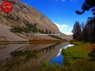 White Clouds Champion Lake Reflections 