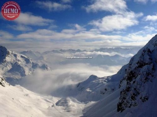 Austria Ski Slopes San Anton Arlberg 