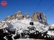 Val Gardenia Italy Gondola Dolomites 