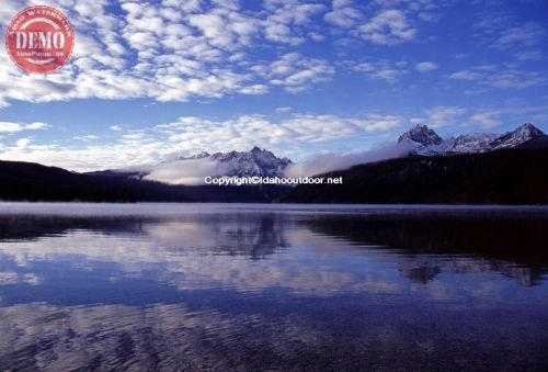 Redfish Lake Reflections Grand Mogul Mont Heyburn