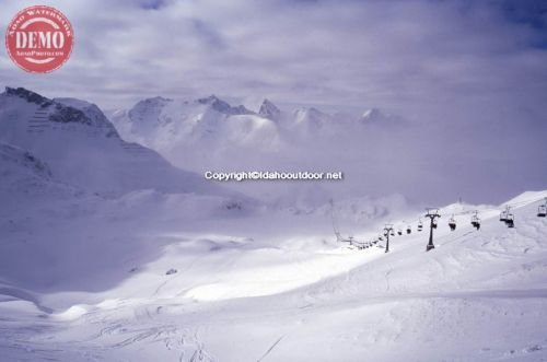 Ski Slopes Austria San Anton Arlberg 