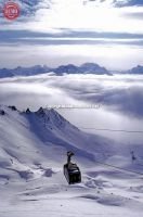 San Anton Arlberg Austria Vallauga Tram 