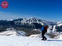 Skier Sun Mountain Sun Valley