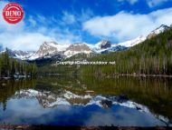 Hell Roaring Lake Sawtooth Reflections