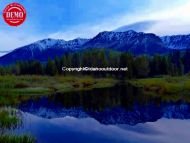 Boulder Mountains Mirror Image 