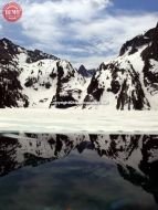 Frozen Waters Goat Lake Sawtooths 