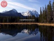 Morning Reflections Beaver Pond Sawtooths