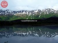 Alaska Mountain Lake Reflections Seward