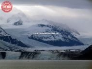 College Glacier Morning Clouds