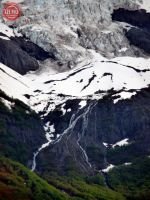 College Glacier Fiord Waterfalls