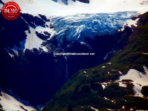 Glacial Water Fall Haines Alaska