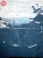 Alaska Waterfall Hanging Glacier Skagway