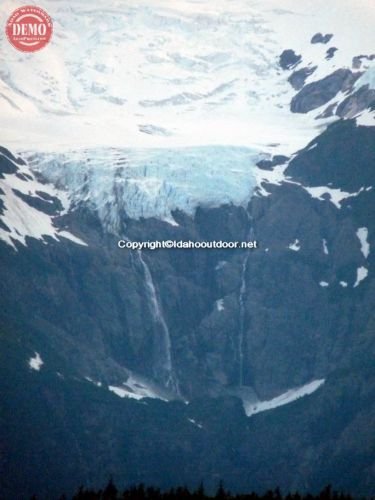 Alaska Waterfall Hanging Glacier Skagway