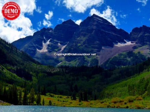 Lake Maroon Bells Aspen Colorado 