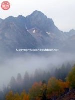 Sawtooths Fishhook Ridge Fog Fall