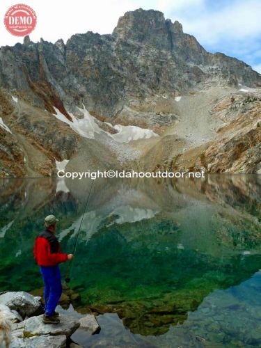 Fly Fisherman Thompson Cirque Lake