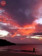 Sunset Hapuna Beach Hawaii 