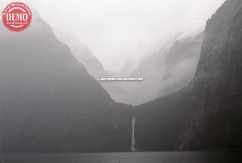 Milford Sound New Zealand Waterfall 
