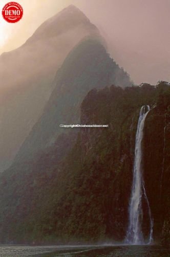 Waterfalls New Zealand Milford Sound