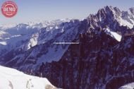 Chamonix Aiguille Du Midi Skiers