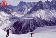 Chamonix France Ski Slopes Skiers 