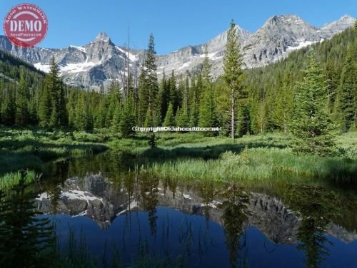 Old Hyndman Hyndman Peak Reflections 