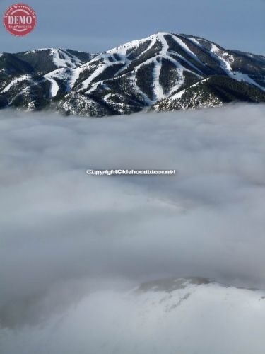 Clouds Bald Mountain Sun Valley 