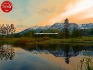 Boulder Mountain Mirror Beaver Pond 