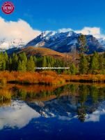 Fall Mountain Lake Boulder Mountains