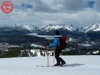 Skiing White Cloud Mountains