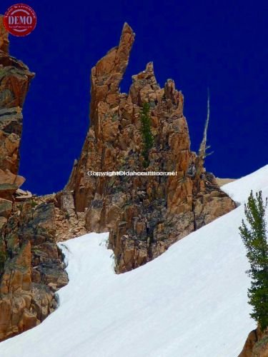 Serrated Granite Sawtooth Mountains