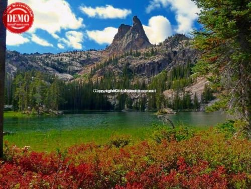 Sawtooths Fall Colors Finger of Fate