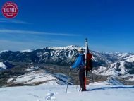 Ski Mountaineer Sun Mountain Baldy