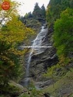 Trail Waterfall Murren Switzerland